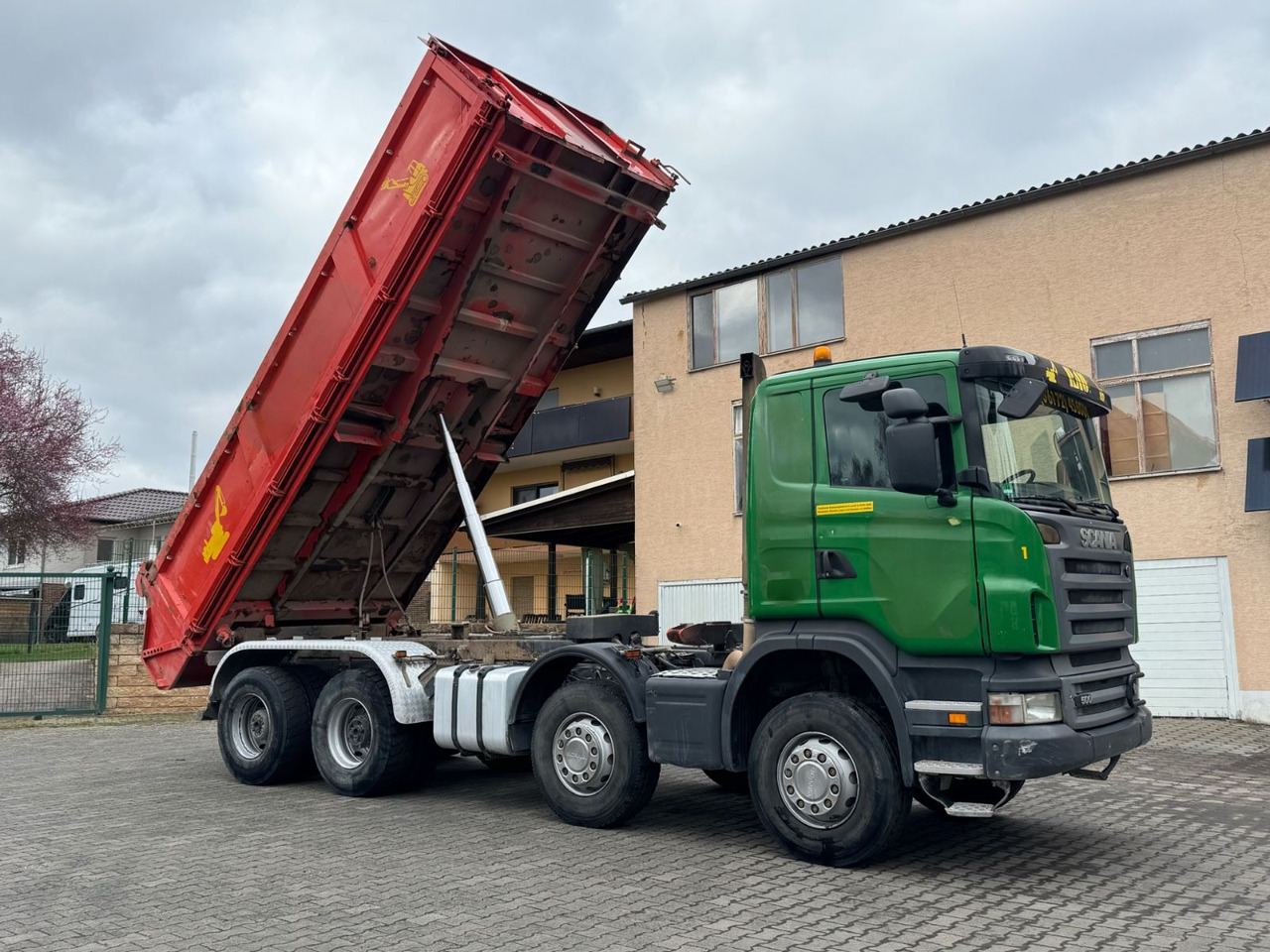 Scania R500/V8/BB/KLIMA/8x4/Dautel/Top-Zustand! - Volquete camión: foto 4 Scania R500/V8/BB/KLIMA/8x4/Dautel/Top-Zustand! - Volquete camión: foto 4