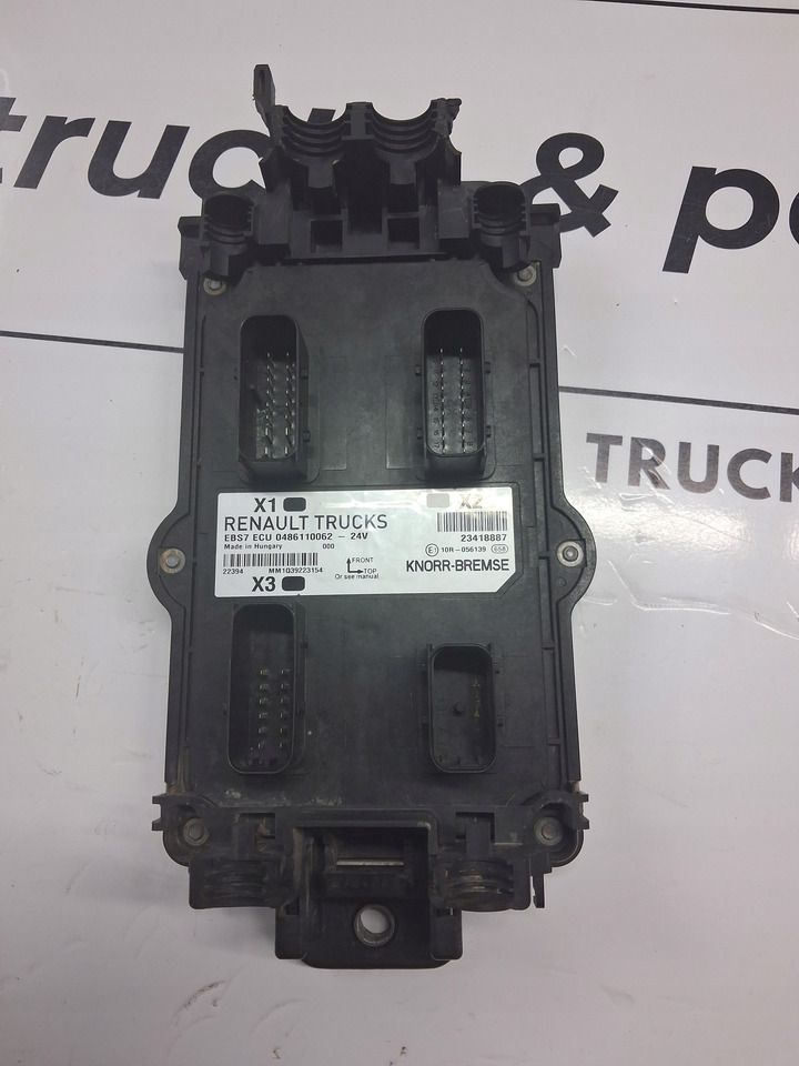 KNORR-BREMSE STEROWNIK MODUŁ EBS RENAULT GAMA T 23418887 - Sistema eléctrico para Camión: foto 2 KNORR-BREMSE STEROWNIK MODUŁ EBS RENAULT GAMA T 23418887 - Sistema eléctrico para Camión: foto 2
