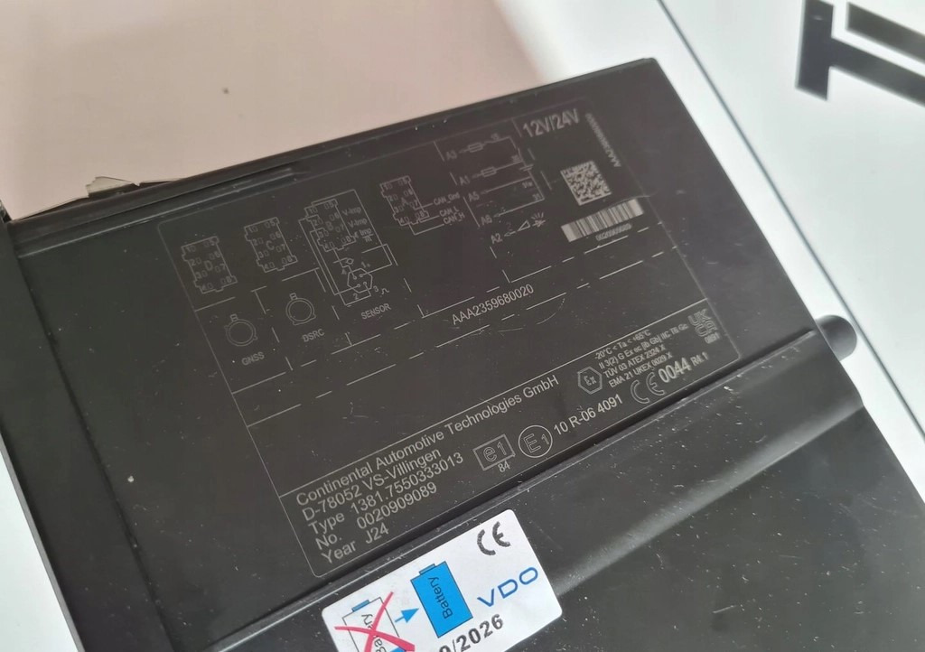 VDO TACHOGRAF VDO 12V/24V R4.1 2024 ROK 2 GENERACJI - Tacógrafo para Camión: foto 4 VDO TACHOGRAF VDO 12V/24V R4.1 2024 ROK 2 GENERACJI - Tacógrafo para Camión: foto 4