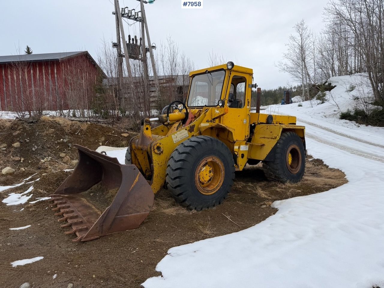 1972 Hanomag 44C Wheel loader rep.object - Cargadora de ruedas: foto 1 1972 Hanomag 44C Wheel loader rep.object - Cargadora de ruedas: foto 1