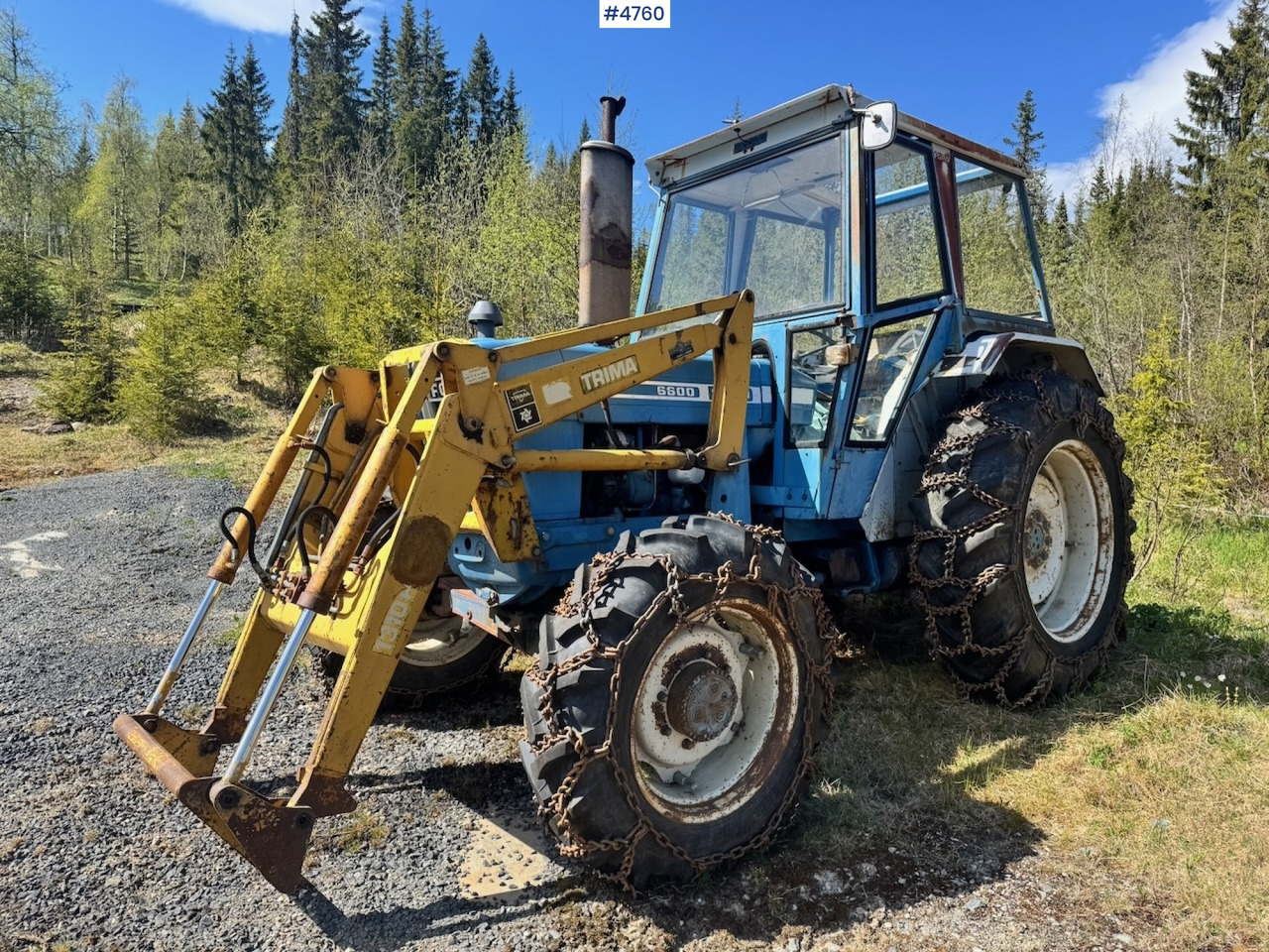 1978 Ford 6600 4x4 w/ Front Loader, Bucket, Twin Wheels and Winch. - Tractor: foto 2 1978 Ford 6600 4x4 w/ Front Loader, Bucket, Twin Wheels and Winch. - Tractor: foto 2