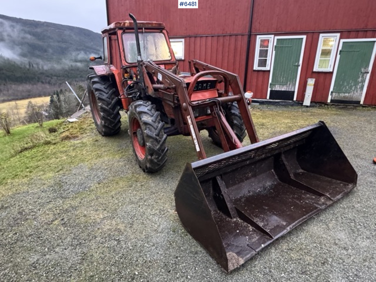 1979 SAME Kosarod 70 with loader and 2 buckets! Repair object - Tractor: foto 1 1979 SAME Kosarod 70 with loader and 2 buckets! Repair object - Tractor: foto 1