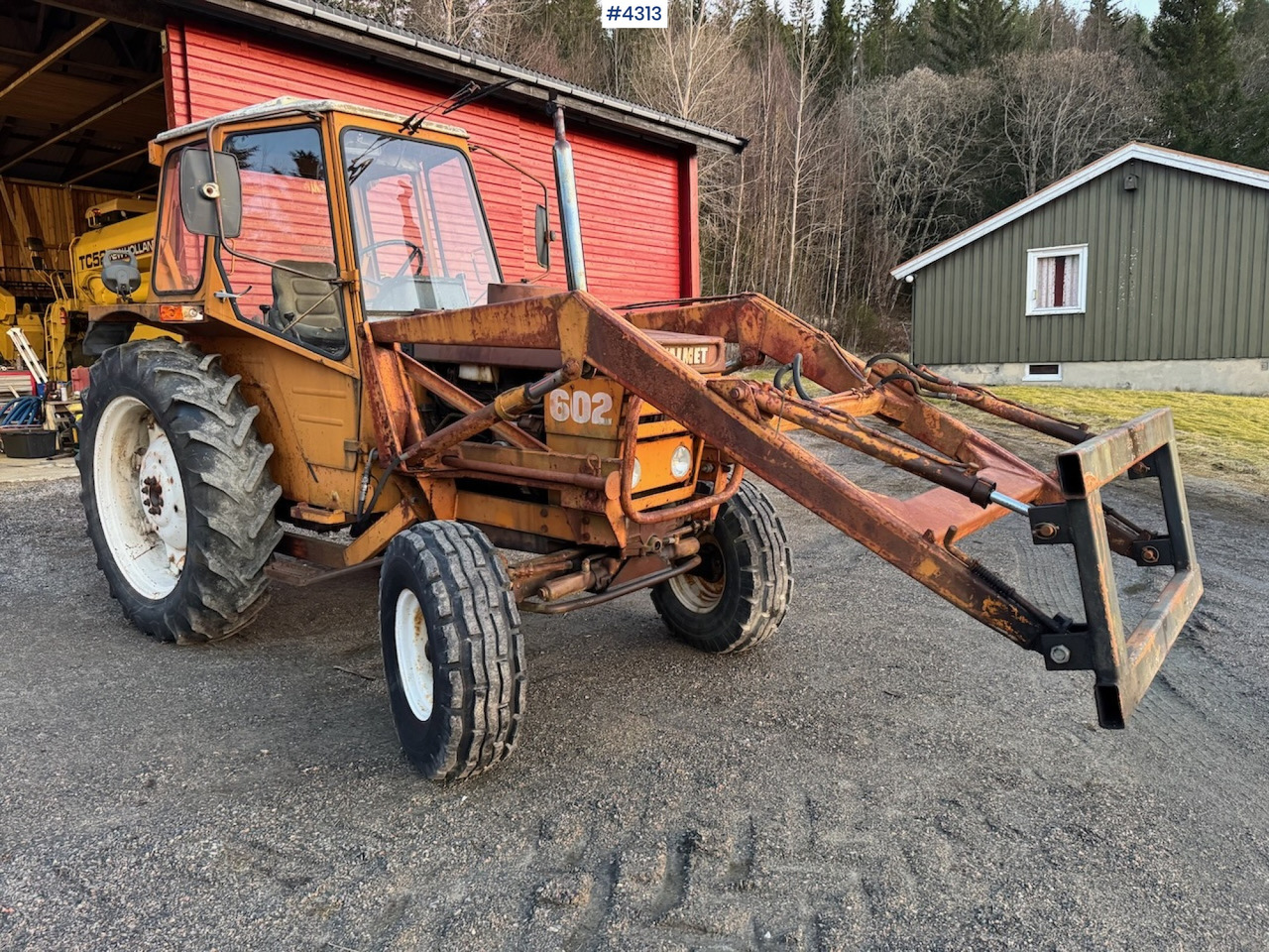 1980 Valmet 602 m/ frontlaster - Tractor: foto 3 1980 Valmet 602 m/ frontlaster - Tractor: foto 3