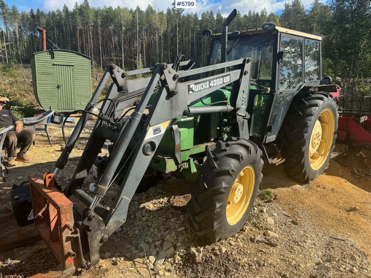1985 John Deere 2040 4x4 w/ front loader - Tractor: foto 2 1985 John Deere 2040 4x4 w/ front loader - Tractor: foto 2