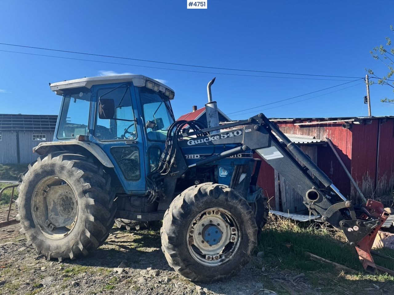 1987 Ford 6610 4x4 w/ Front loader. - Tractor: foto 1 1987 Ford 6610 4x4 w/ Front loader. - Tractor: foto 1