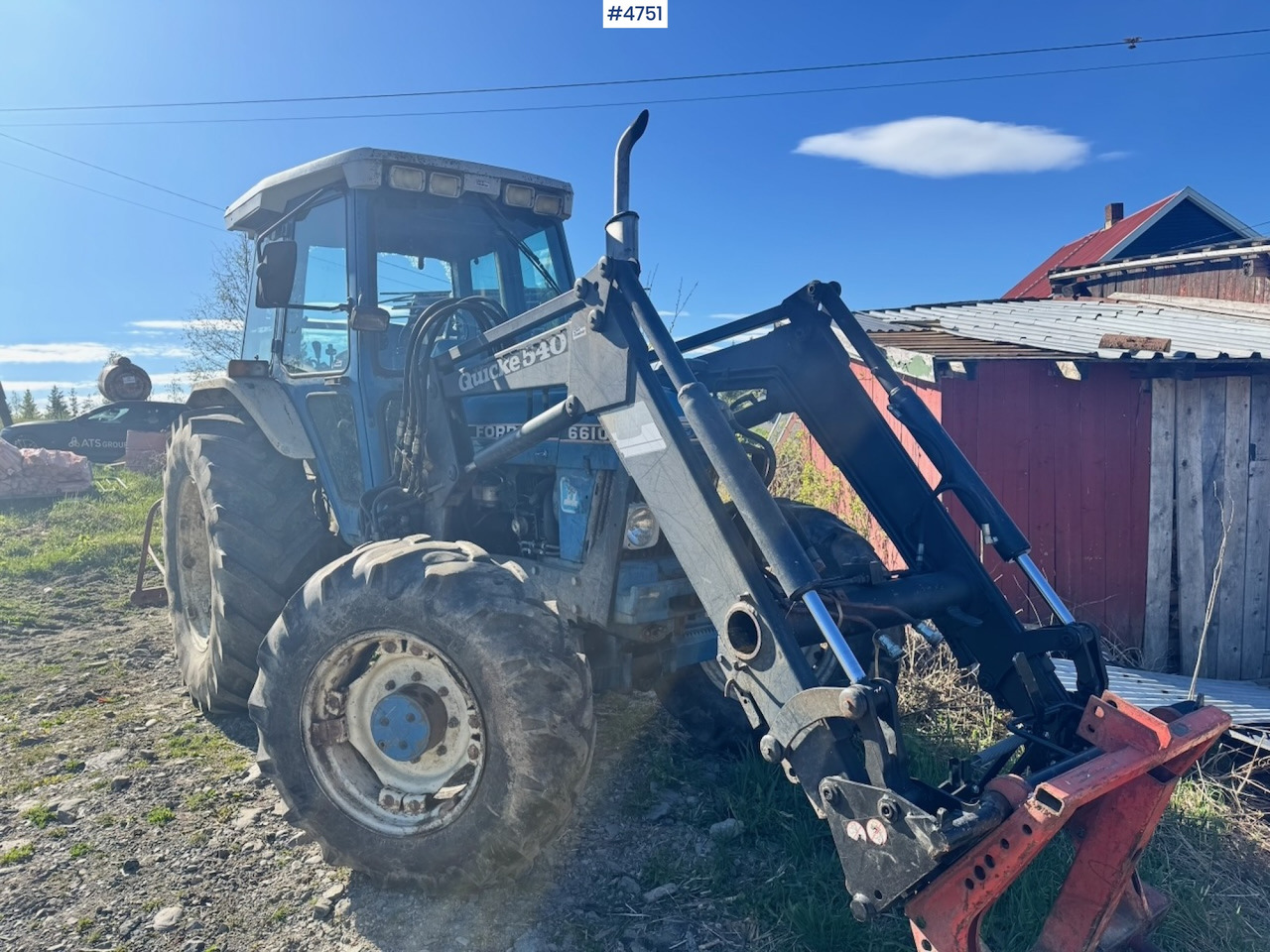 1987 Ford 6610 4x4 w/ Front loader. - Tractor: foto 4 1987 Ford 6610 4x4 w/ Front loader. - Tractor: foto 4