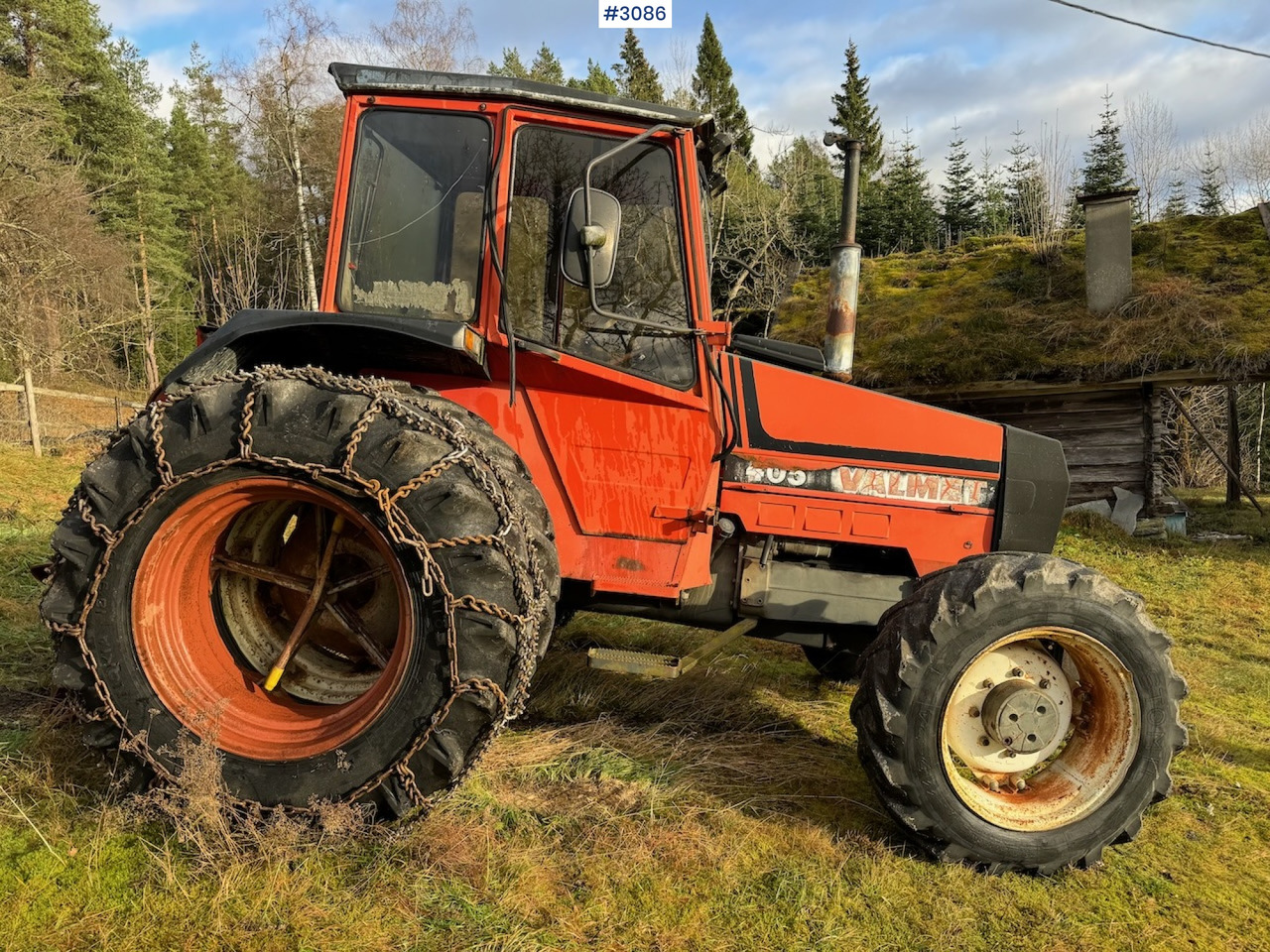 1987 Valmet 405 w/twin wheels - Tractor: foto 4 1987 Valmet 405 w/twin wheels - Tractor: foto 4
