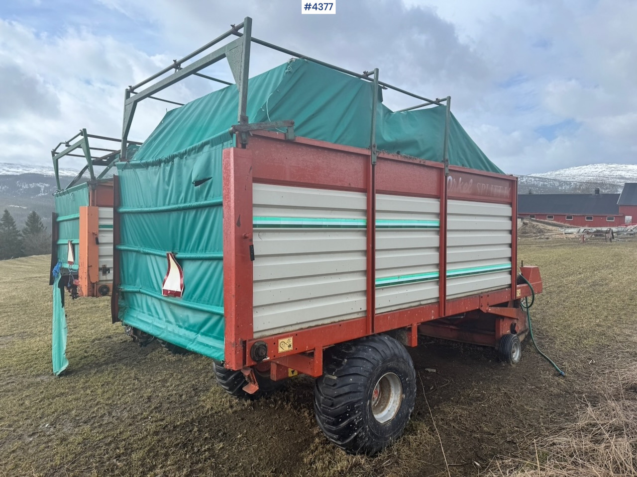 1990 Orkel Splitt 14 forage wagon - Maquinaria de henificación: foto 5 1990 Orkel Splitt 14 forage wagon - Maquinaria de henificación: foto 5