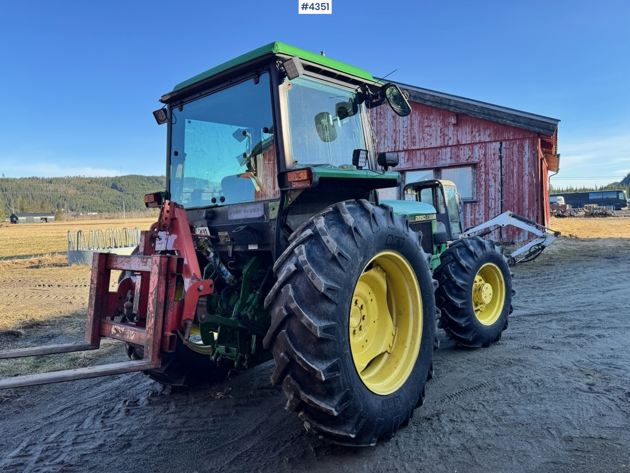 Tractor 1991 John Deere 2850 4x4 Synchron w/ front hydraulics.: foto 9