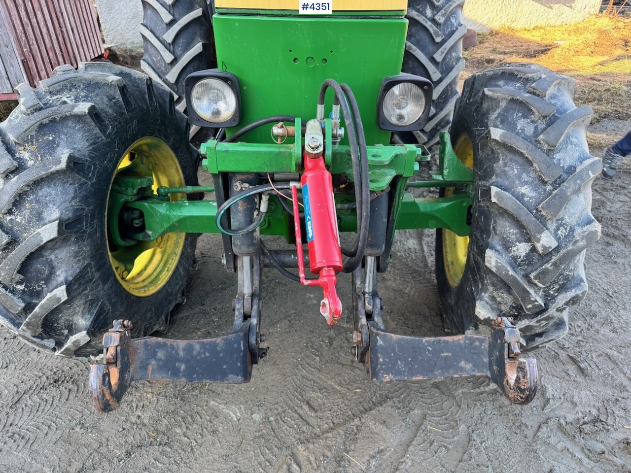 Tractor 1991 John Deere 2850 4x4 Synchron w/ front hydraulics.: foto 11