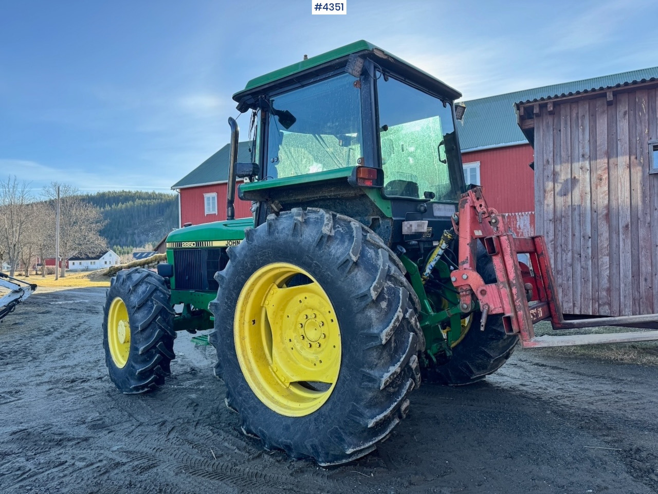 Tractor 1991 John Deere 2850 4x4 Synchron w/ front hydraulics.: foto 8
