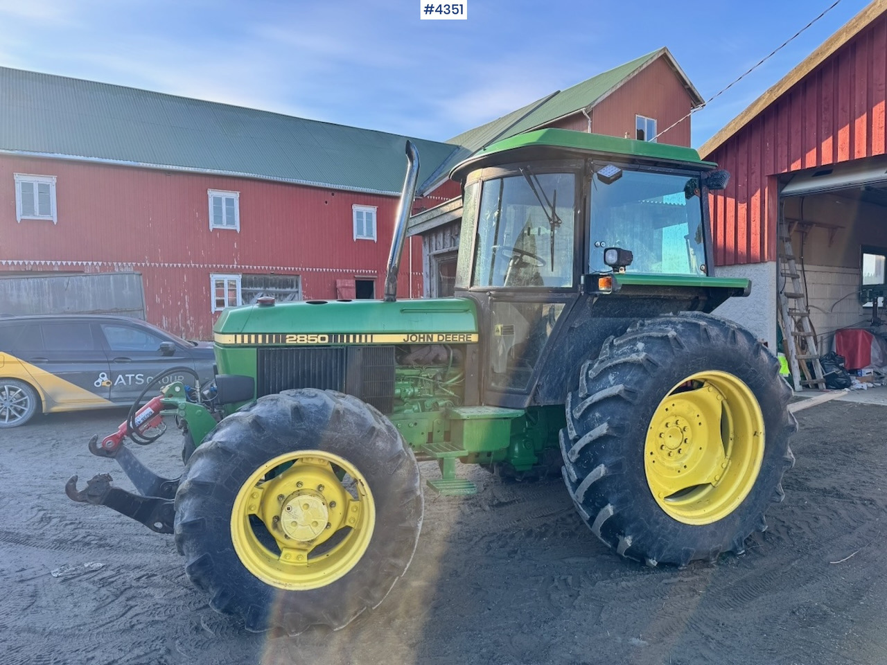 Tractor 1991 John Deere 2850 4x4 Synchron w/ front hydraulics.: foto 6