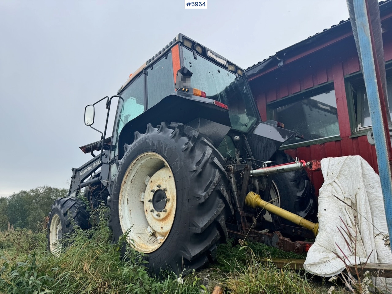 1991 Valmet 6100 Turbo with front loader and bucket - Tractor: foto 2 1991 Valmet 6100 Turbo with front loader and bucket - Tractor: foto 2