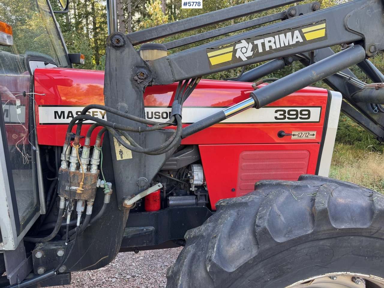 1995 Massey Ferguson 399 w/ front loader. - Tractor: foto 3 1995 Massey Ferguson 399 w/ front loader. - Tractor: foto 3