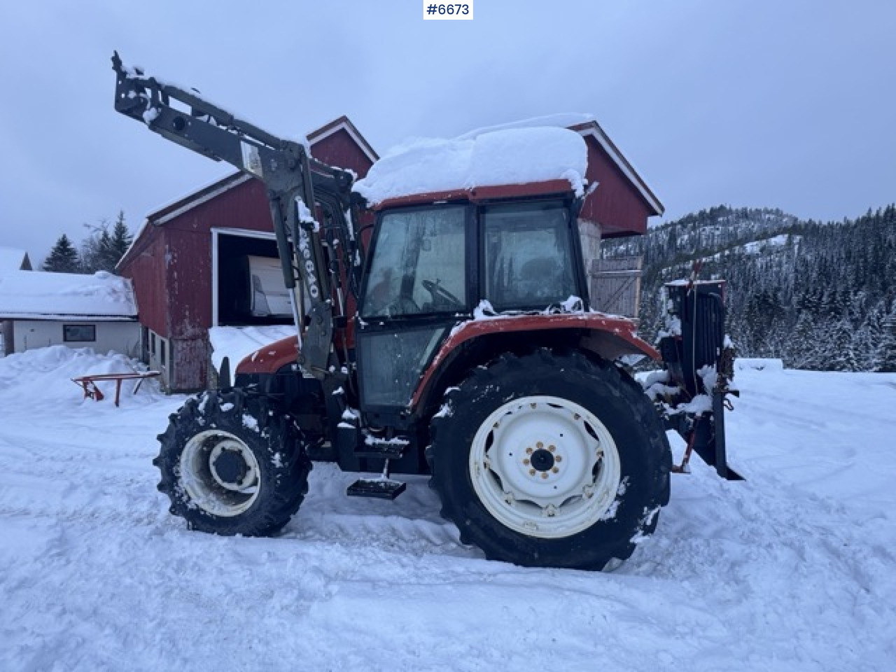 1996 New Holland L75 with front loader and 3rd function - Tractor: foto 4 1996 New Holland L75 with front loader and 3rd function - Tractor: foto 4