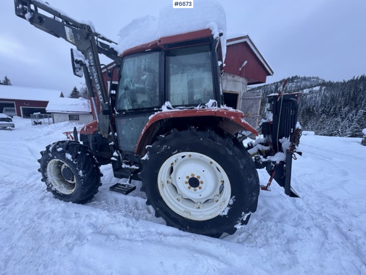 1996 New Holland L75 with front loader and 3rd function - Tractor: foto 5 1996 New Holland L75 with front loader and 3rd function - Tractor: foto 5