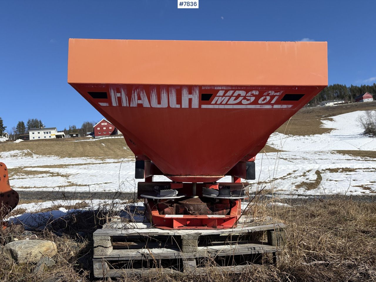 1998 Rauch MDS 81 Fertilizer spreader - Esparcidor de fertilizantes: foto 1 1998 Rauch MDS 81 Fertilizer spreader - Esparcidor de fertilizantes: foto 1