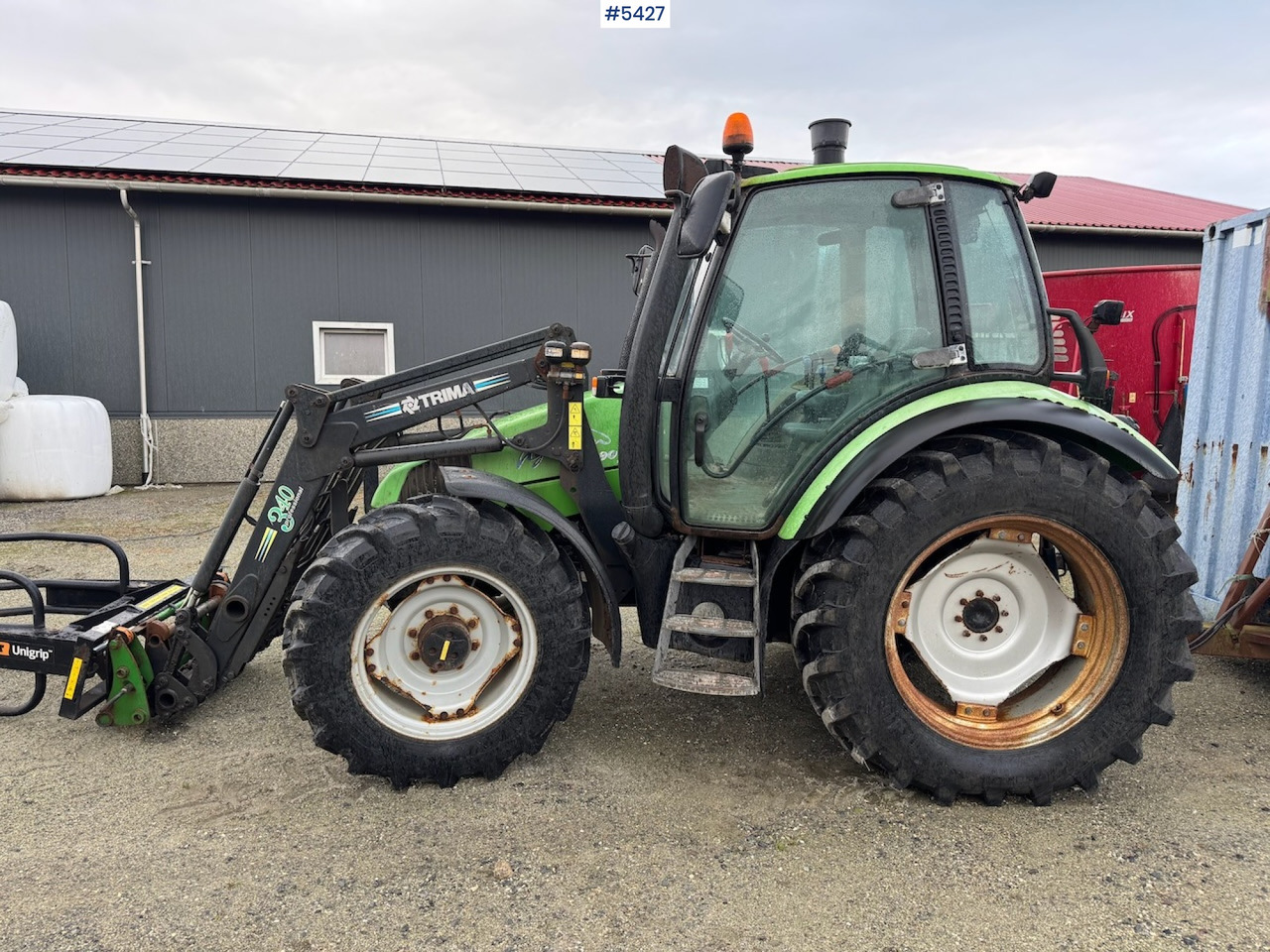 2001 Deutz Fahr Agrotron 90 w/front loader. - Tractor: foto 1 2001 Deutz Fahr Agrotron 90 w/front loader. - Tractor: foto 1
