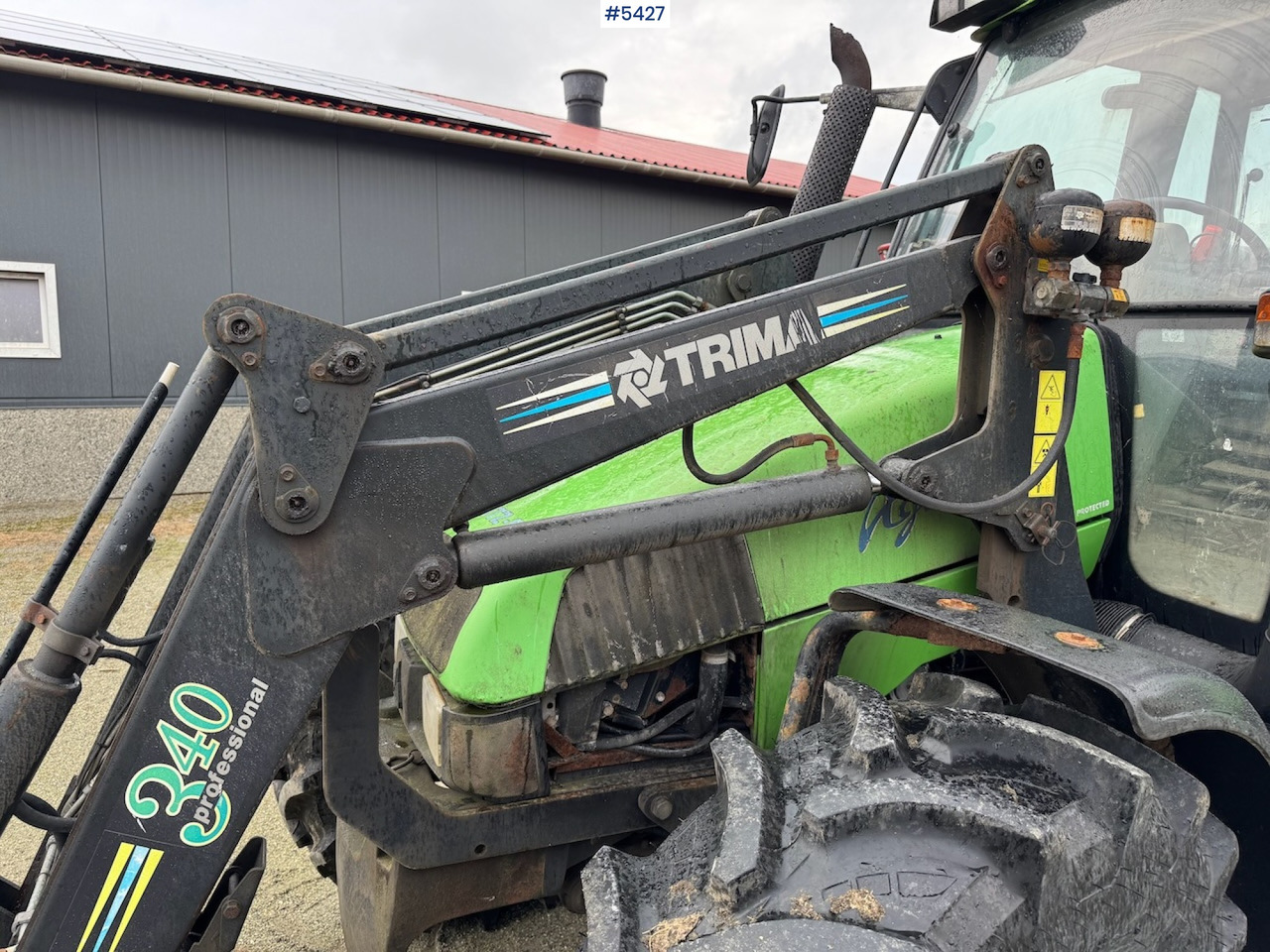 Tractor 2001 Deutz Fahr Agrotron 90 w/front loader.: foto 10