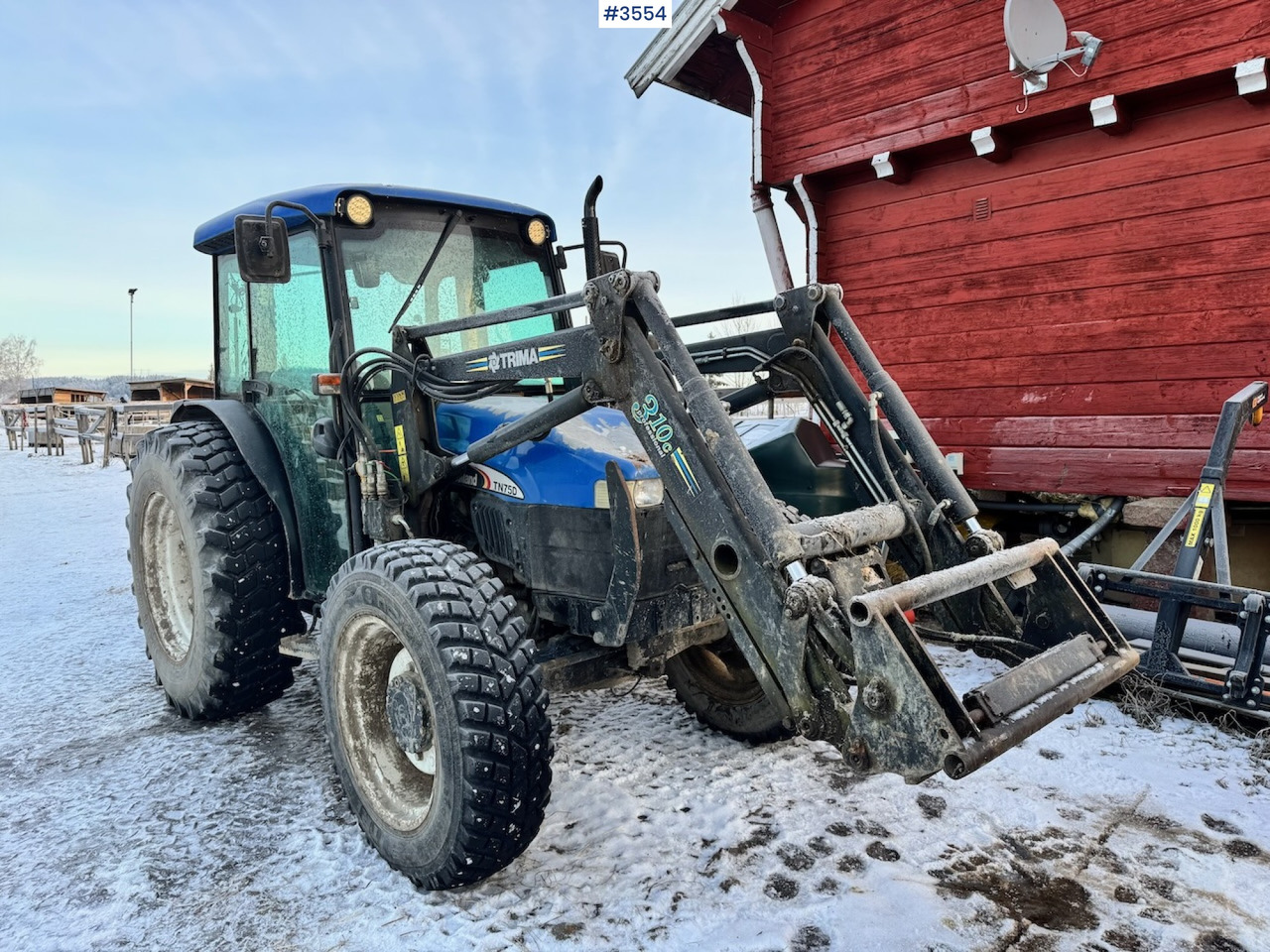 2003 New Holland TN75D 4x4 w/ Front Loader. 4000 hours! - Tractor: foto 2 2003 New Holland TN75D 4x4 w/ Front Loader. 4000 hours! - Tractor: foto 2