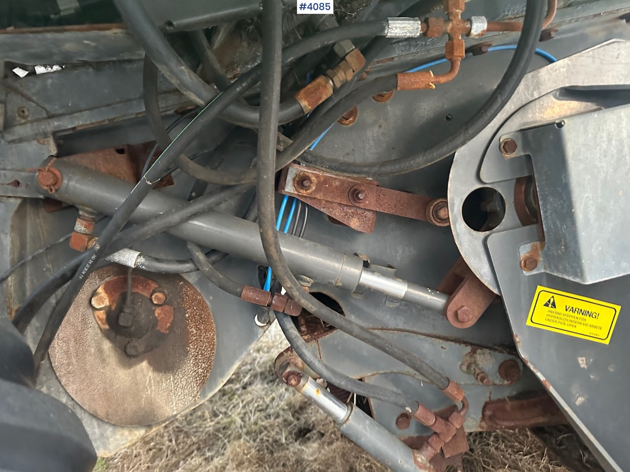 Maquinaria de henificación 2008 Claas Rollant 354 Rotocut round baler. small repair object: foto 13