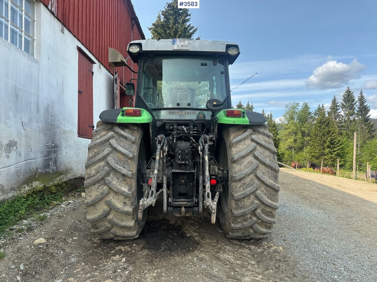 2008 Deutz-Fahr Agrofarm 100 traktor w/ Trima Front loader. See hours! - Tractor: foto 4 2008 Deutz-Fahr Agrofarm 100 traktor w/ Trima Front loader. See hours! - Tractor: foto 4