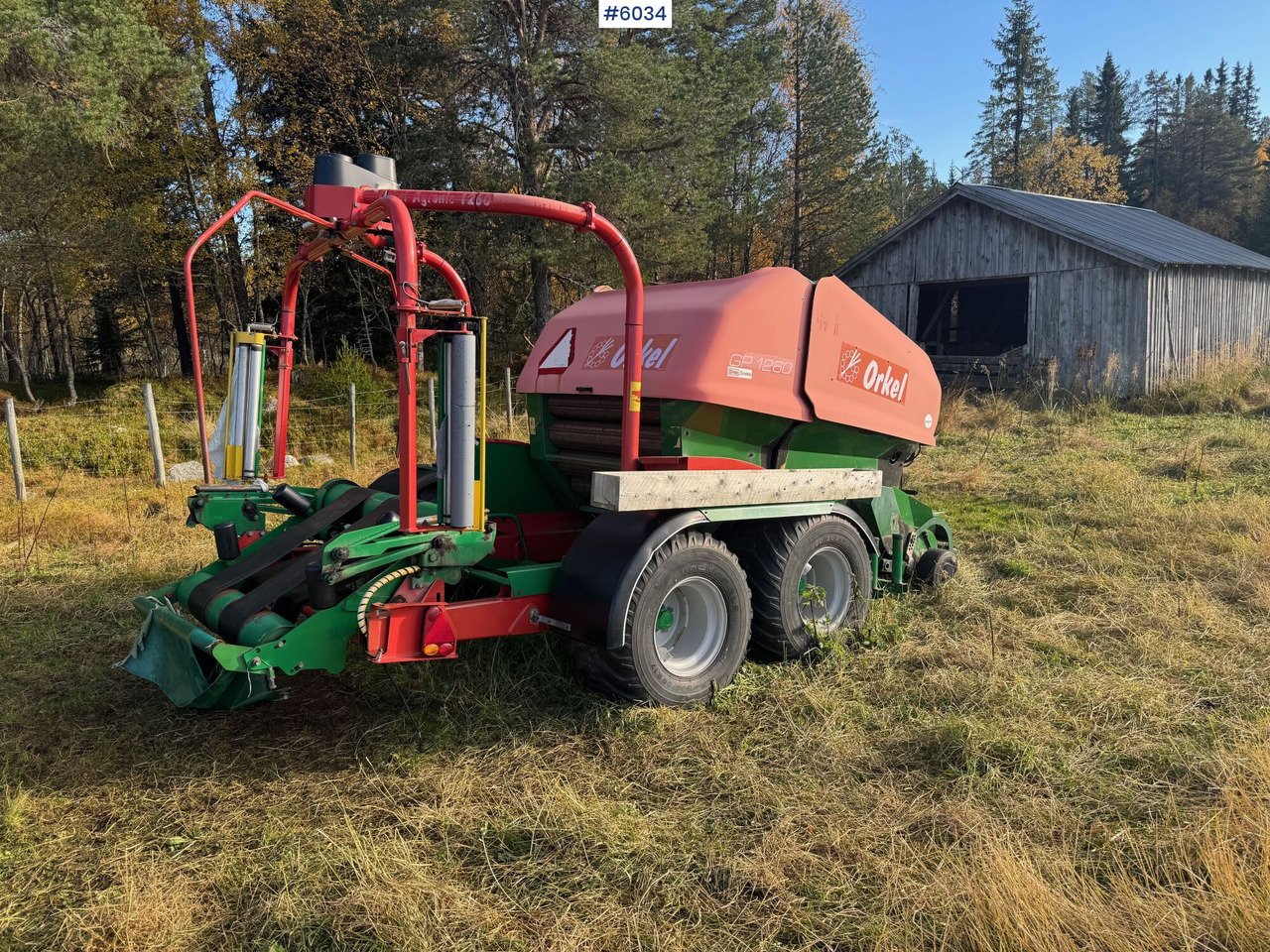 2008 Orkel 1260 round baler - Maquinaria de henificación: foto 1 2008 Orkel 1260 round baler - Maquinaria de henificación: foto 1