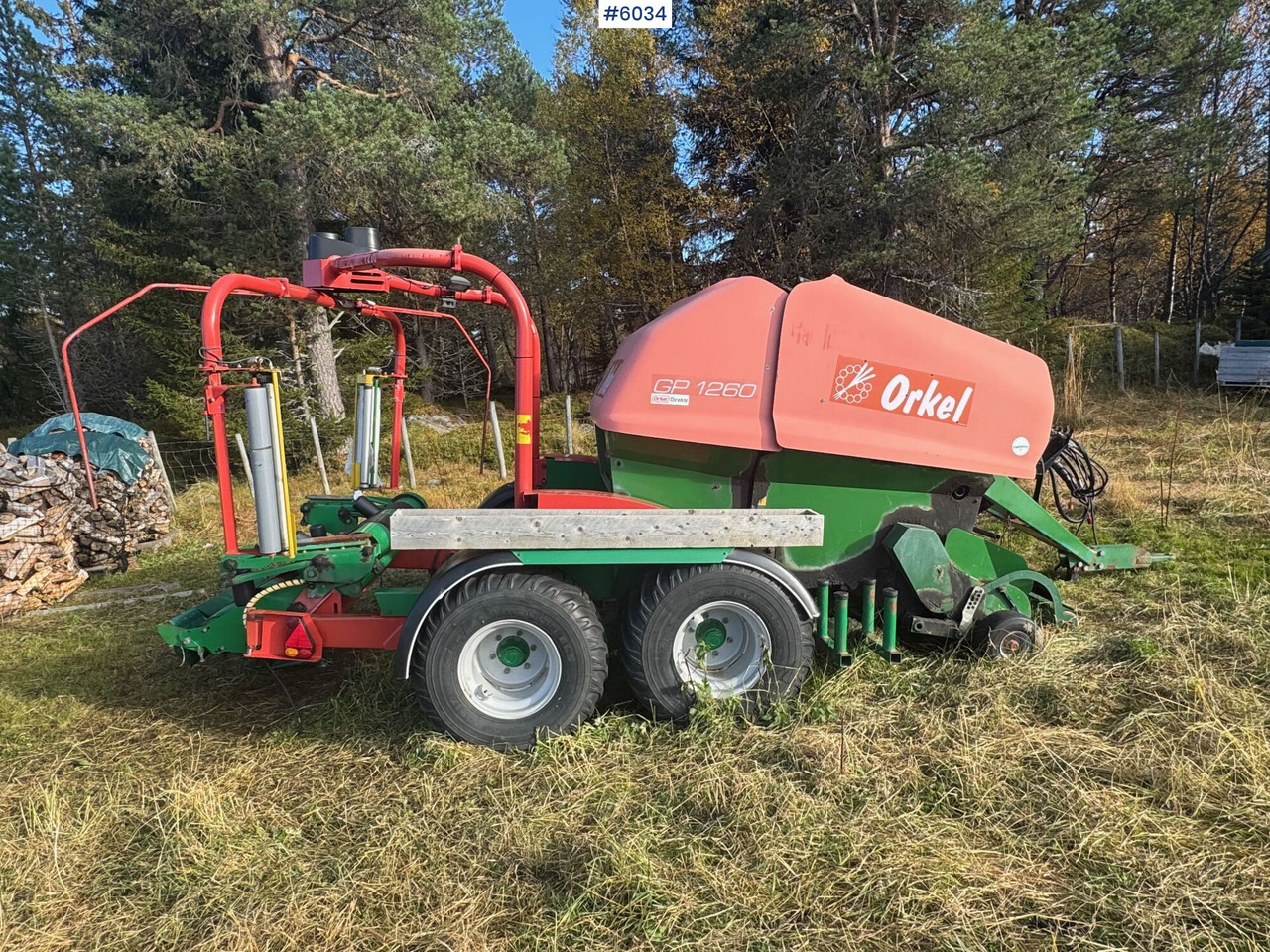 2008 Orkel 1260 round baler - Maquinaria de henificación: foto 4 2008 Orkel 1260 round baler - Maquinaria de henificación: foto 4