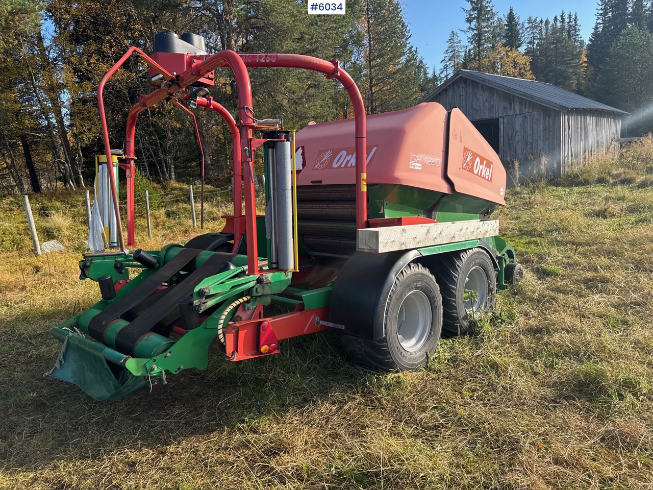 2008 Orkel 1260 round baler - Maquinaria de henificación: foto 2 2008 Orkel 1260 round baler - Maquinaria de henificación: foto 2