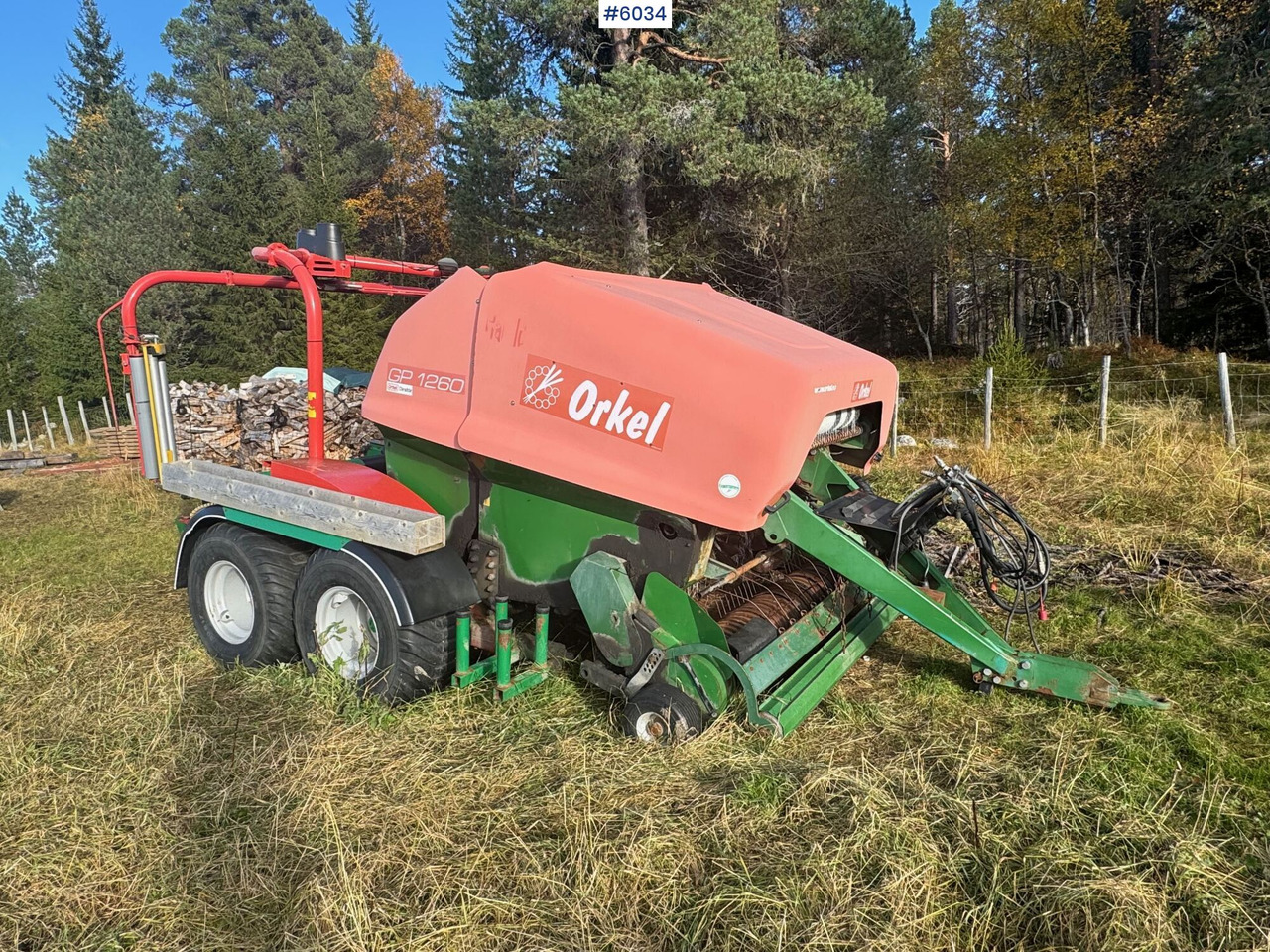 2008 Orkel 1260 round baler - Maquinaria de henificación: foto 3 2008 Orkel 1260 round baler - Maquinaria de henificación: foto 3
