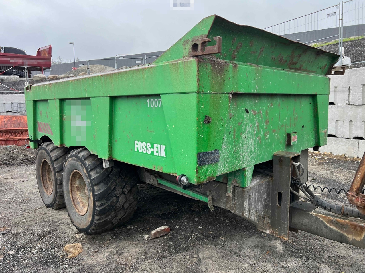 2011 Foss-Eik 5,150 trailer - Remolque volquete agrícola: foto 4 2011 Foss-Eik 5,150 trailer - Remolque volquete agrícola: foto 4
