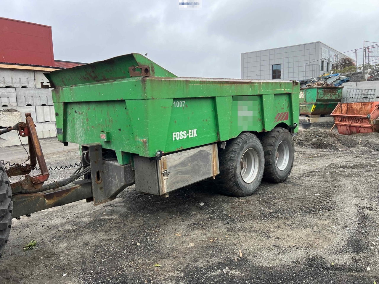 2011 Foss-Eik 5,150 trailer - Remolque volquete agrícola: foto 2 2011 Foss-Eik 5,150 trailer - Remolque volquete agrícola: foto 2