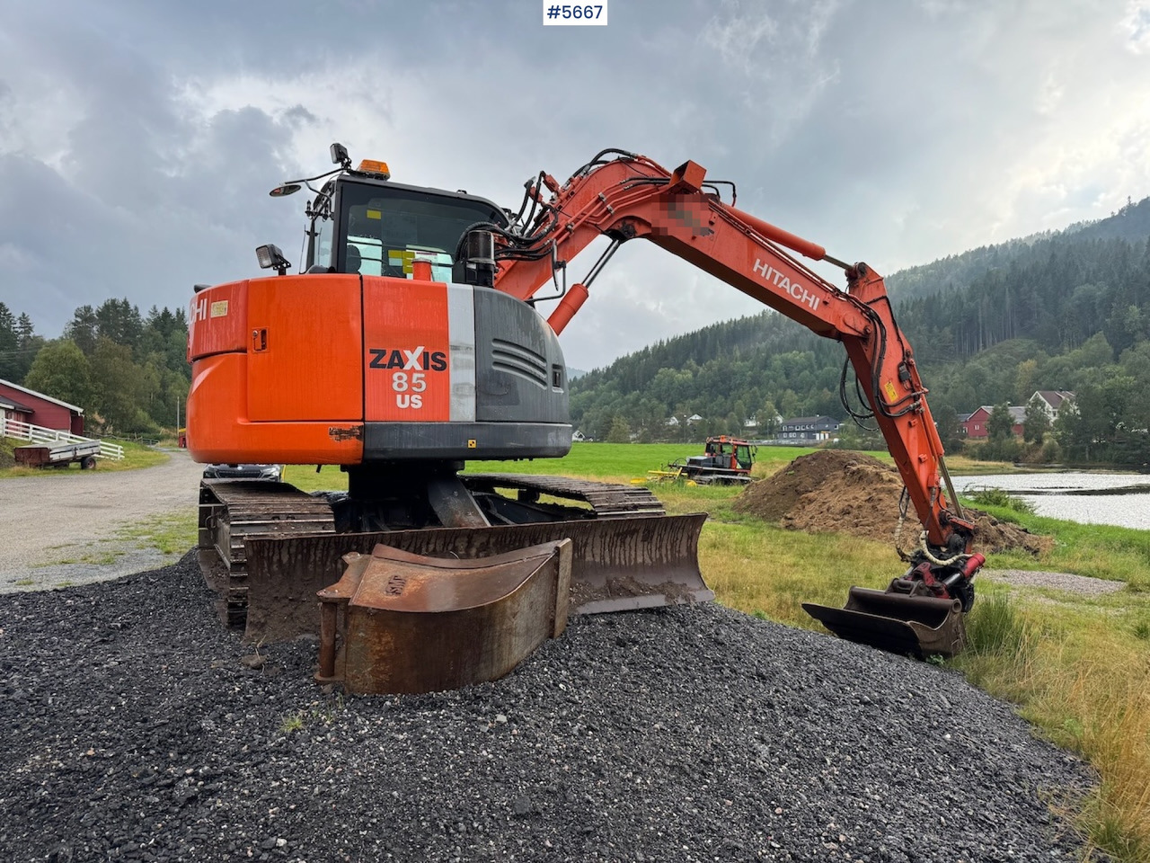2011 Hitachi ZX 85 US-3 w/rotor tilt and buckets - Excavadora: foto 5 2011 Hitachi ZX 85 US-3 w/rotor tilt and buckets - Excavadora: foto 5
