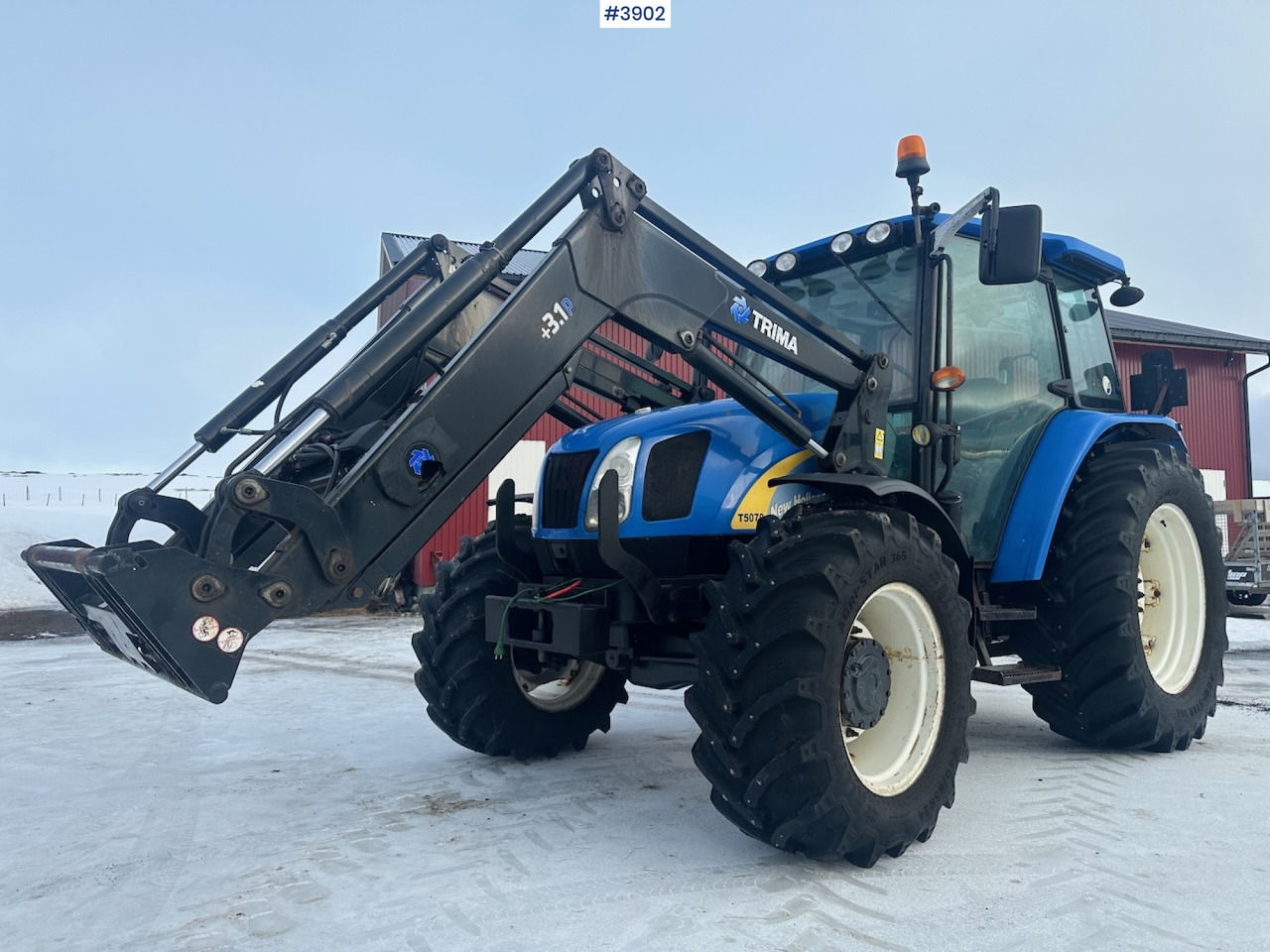 2011 New Holland T5070 4x4 m/ frontlaster - Tractor: foto 3 2011 New Holland T5070 4x4 m/ frontlaster - Tractor: foto 3
