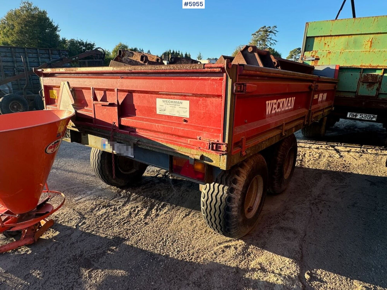 2011 Weckman WS100 - Remolque agrícola: foto 5 2011 Weckman WS100 - Remolque agrícola: foto 5