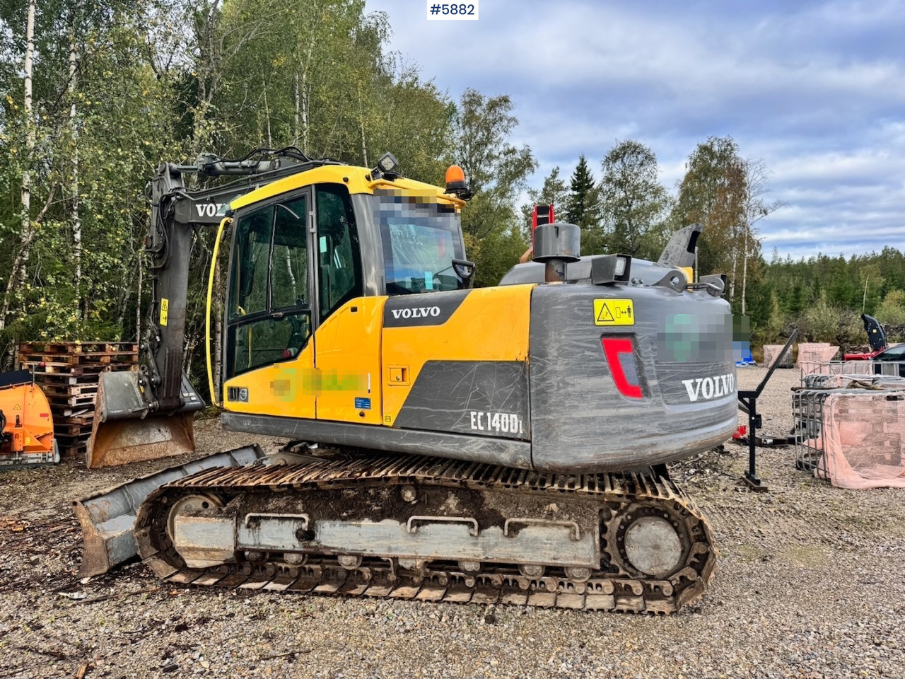 2013 Volvo EC140DL Crawler Excavator w/ Cleaning Bucket. - Excavadora: foto 5 2013 Volvo EC140DL Crawler Excavator w/ Cleaning Bucket. - Excavadora: foto 5