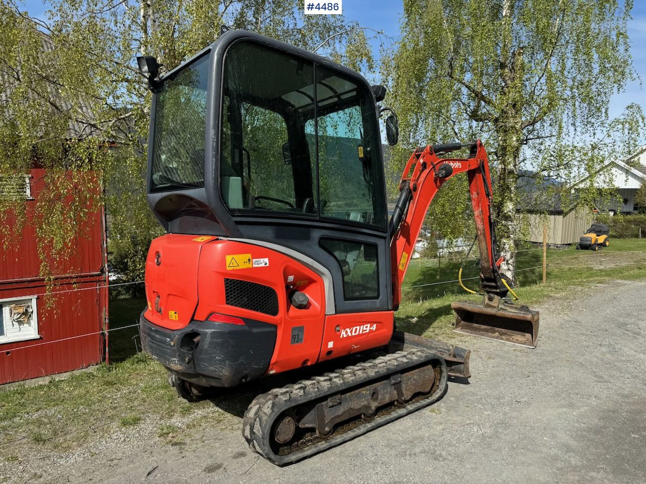 2014 Kubota KX019 Mini excavator with two buckets - Excavadora: foto 3 2014 Kubota KX019 Mini excavator with two buckets - Excavadora: foto 3