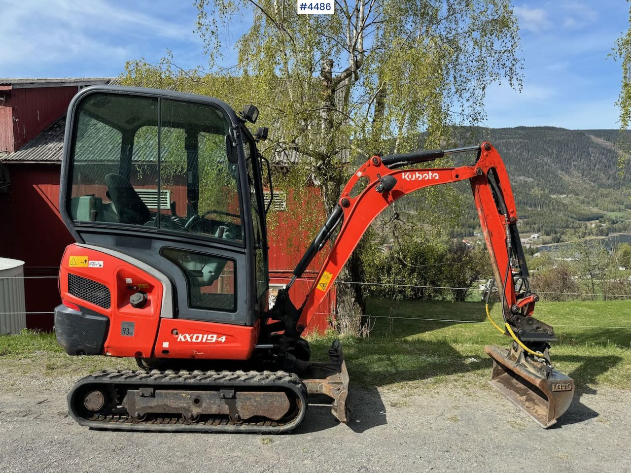 2014 Kubota KX019 Mini excavator with two buckets - Excavadora: foto 2 2014 Kubota KX019 Mini excavator with two buckets - Excavadora: foto 2