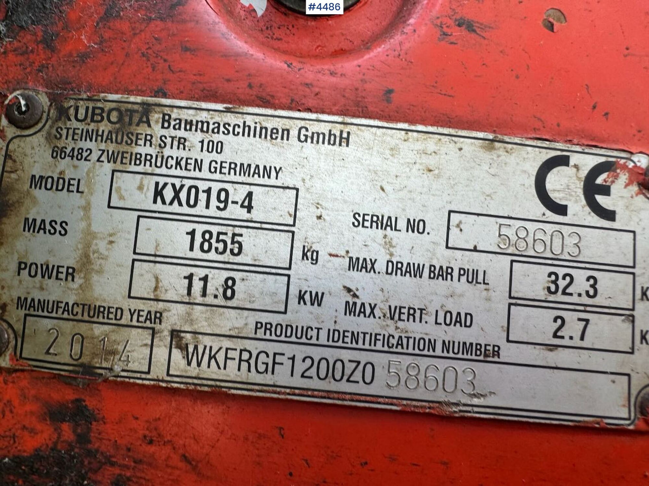Excavadora 2014 Kubota KX019 Mini excavator with two buckets: foto 38