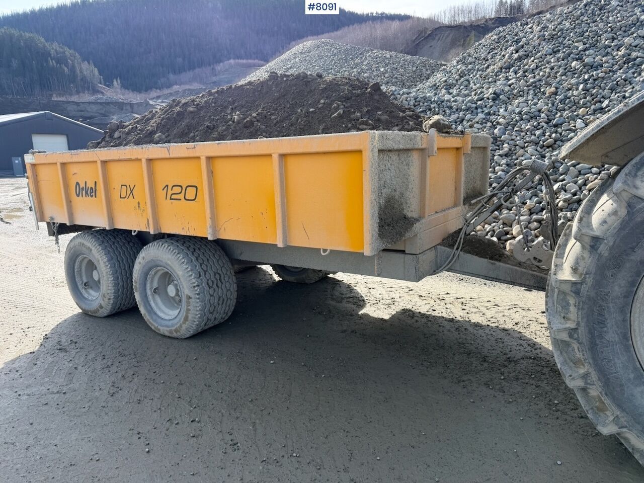 2014 Orkel DX120 Dump trailer - Remolque volquete agrícola: foto 1 2014 Orkel DX120 Dump trailer - Remolque volquete agrícola: foto 1