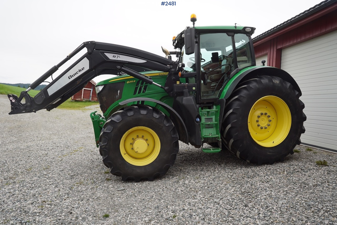 2017 John Deere 6215R w/Quicke loader and front hydraulics - Tractor: foto 3 2017 John Deere 6215R w/Quicke loader and front hydraulics - Tractor: foto 3