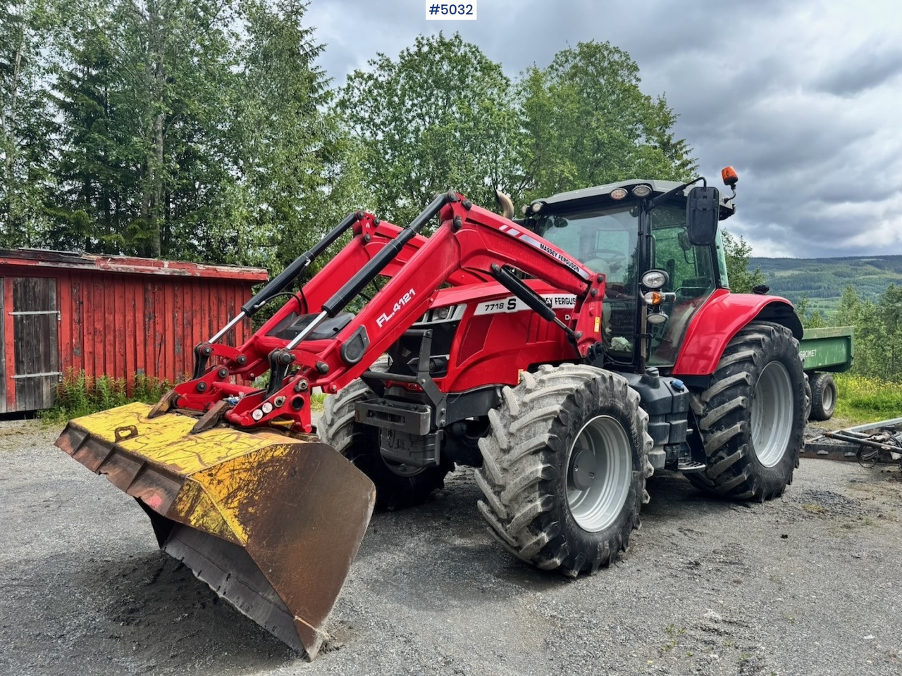 2018 Massey Ferguson 7788 4x4 w/ Front loader and bucket. - Tractor: foto 1 2018 Massey Ferguson 7788 4x4 w/ Front loader and bucket. - Tractor: foto 1