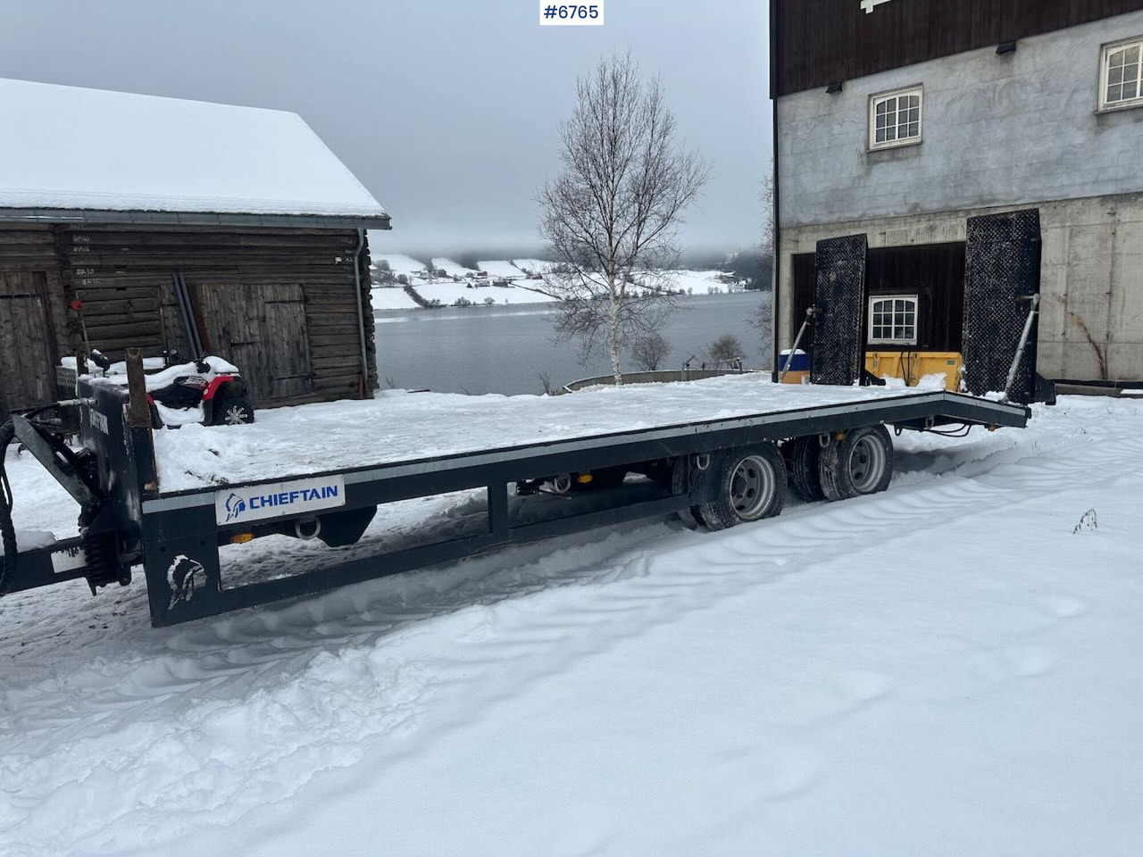 2019 Chieftain 2 axle machine trolley w/ light chains. - Remolque agrícola: foto 2 2019 Chieftain 2 axle machine trolley w/ light chains. - Remolque agrícola: foto 2