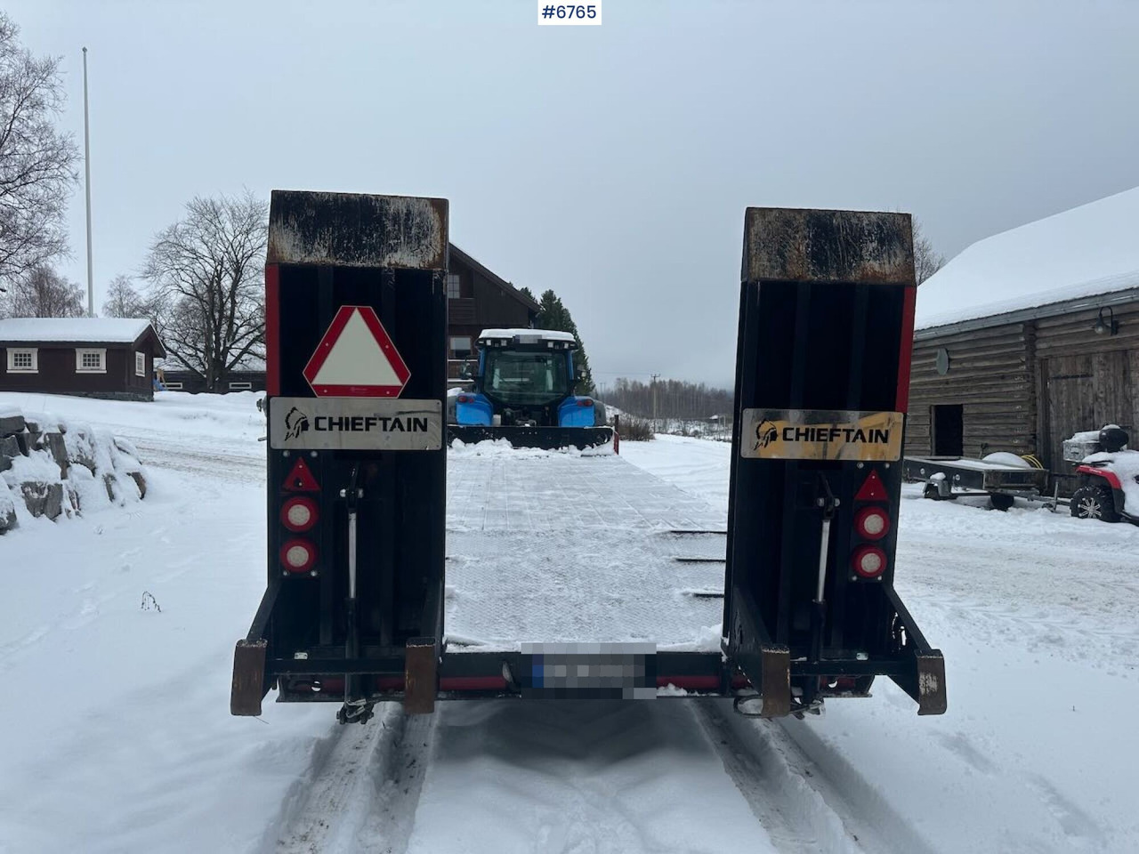 2019 Chieftain 2 axle machine trolley w/ light chains. - Remolque agrícola: foto 4 2019 Chieftain 2 axle machine trolley w/ light chains. - Remolque agrícola: foto 4