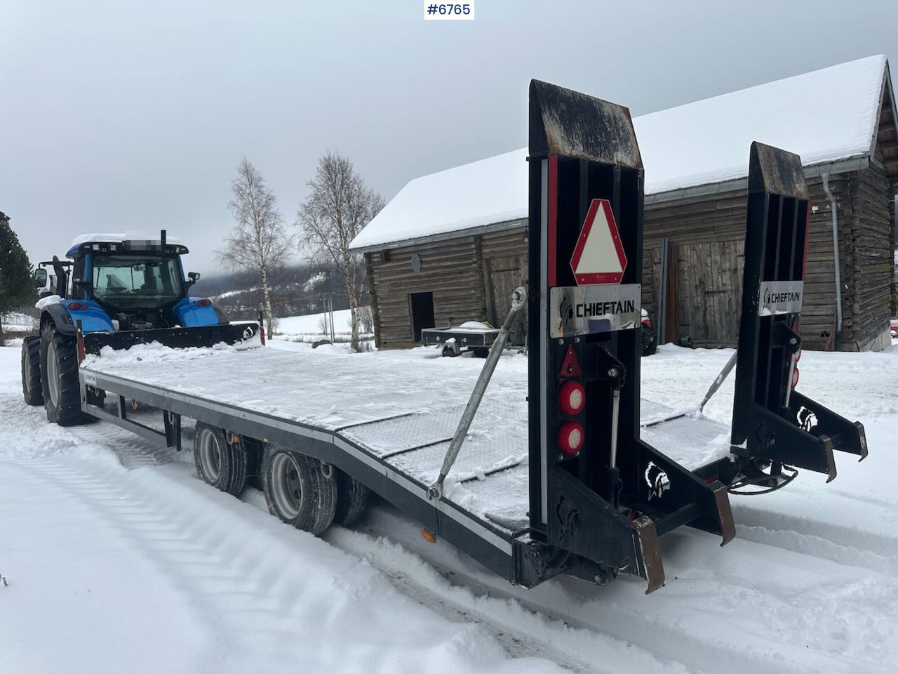 2019 Chieftain 2 axle machine trolley w/ light chains. - Remolque agrícola: foto 3 2019 Chieftain 2 axle machine trolley w/ light chains. - Remolque agrícola: foto 3