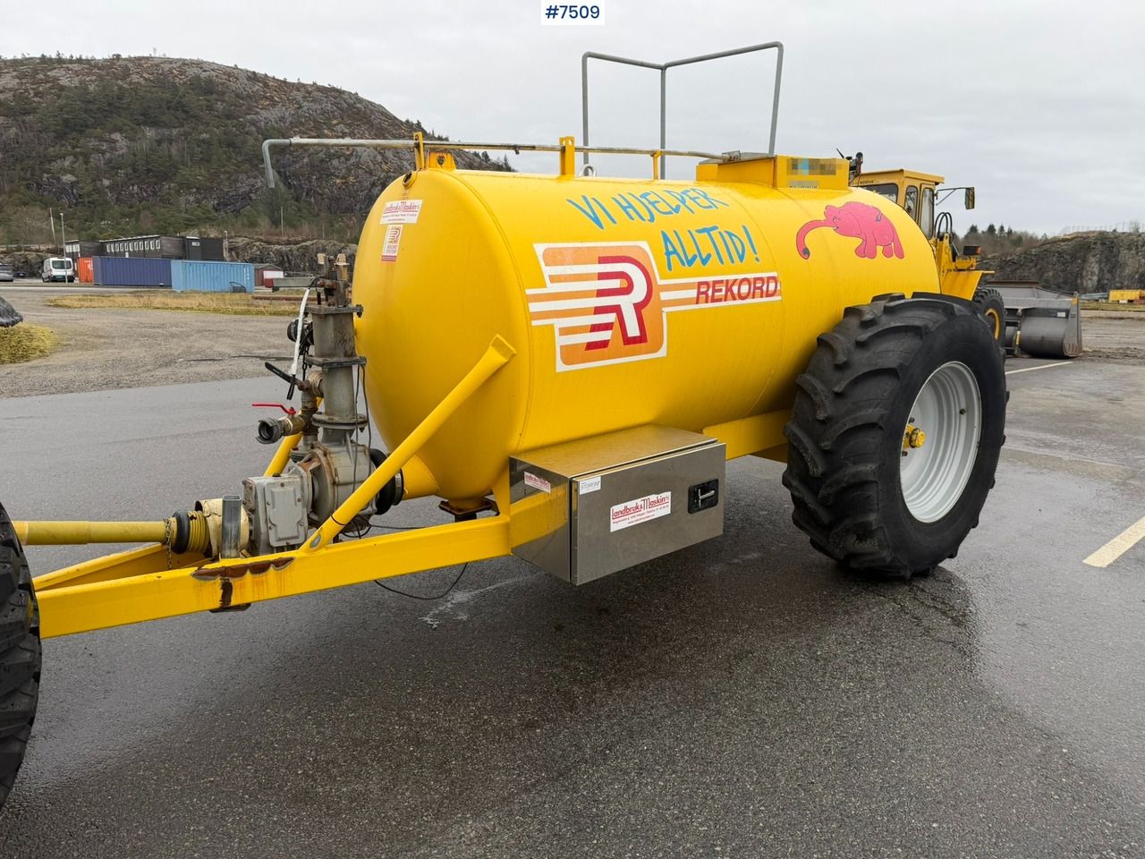 2019 Rekord PSHL 5000 vacuum trailer with a 5000-liter tank and hose reel - Cisterna remolque: foto 1 2019 Rekord PSHL 5000 vacuum trailer with a 5000-liter tank and hose reel - Cisterna remolque: foto 1