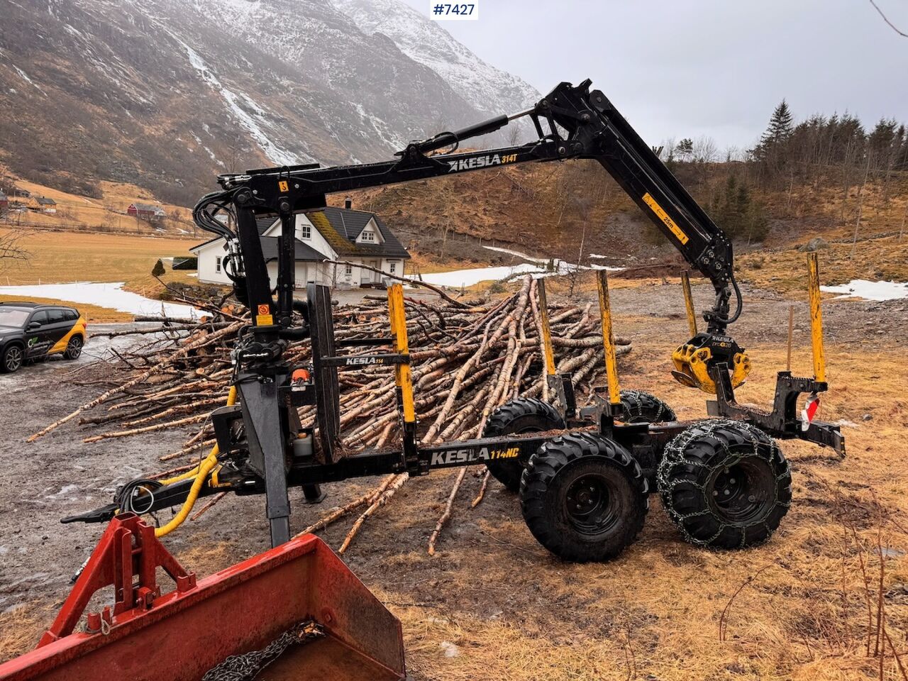 2023 Kesla 114ND with 314T Crane - Remolque maderero: foto 4 2023 Kesla 114ND with 314T Crane - Remolque maderero: foto 4