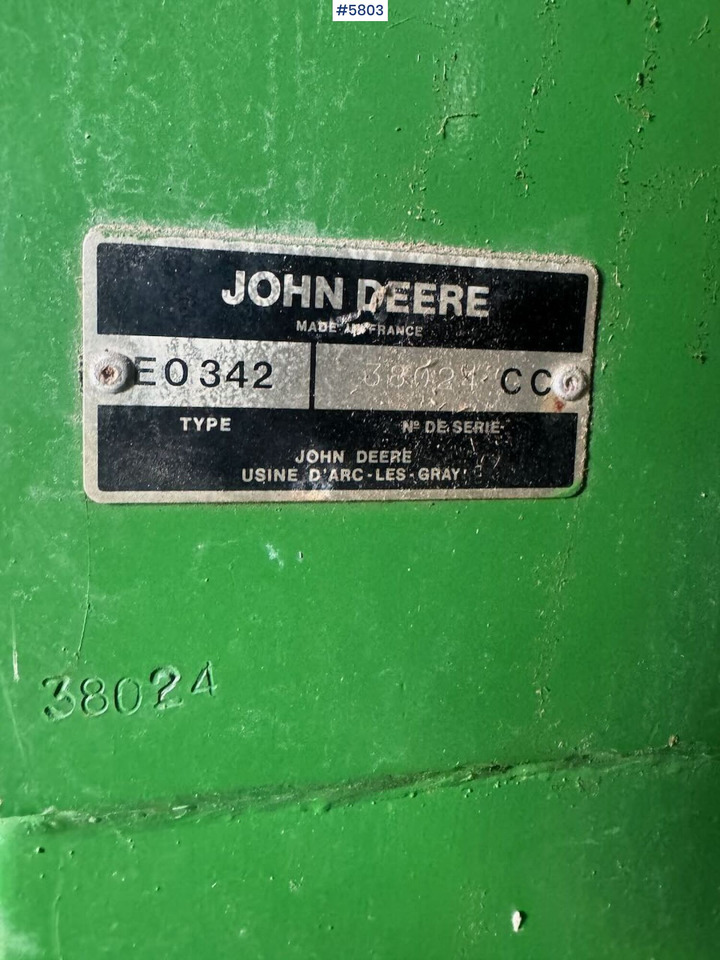 Maquinaria de henificación John Deere 342: foto 16