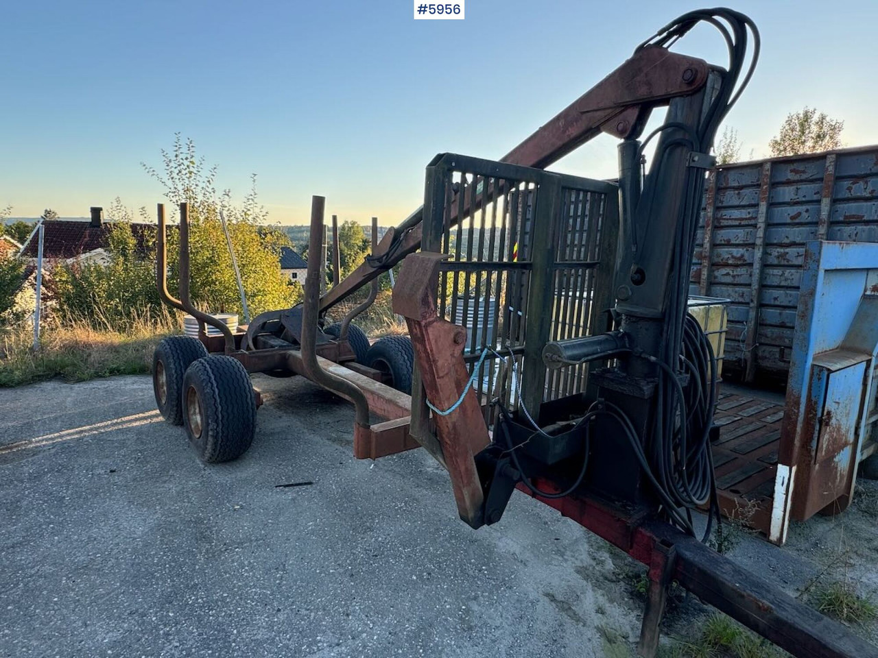 Logging trailer with Kesla crane - Remolque maderero: foto 1 Logging trailer with Kesla crane - Remolque maderero: foto 1