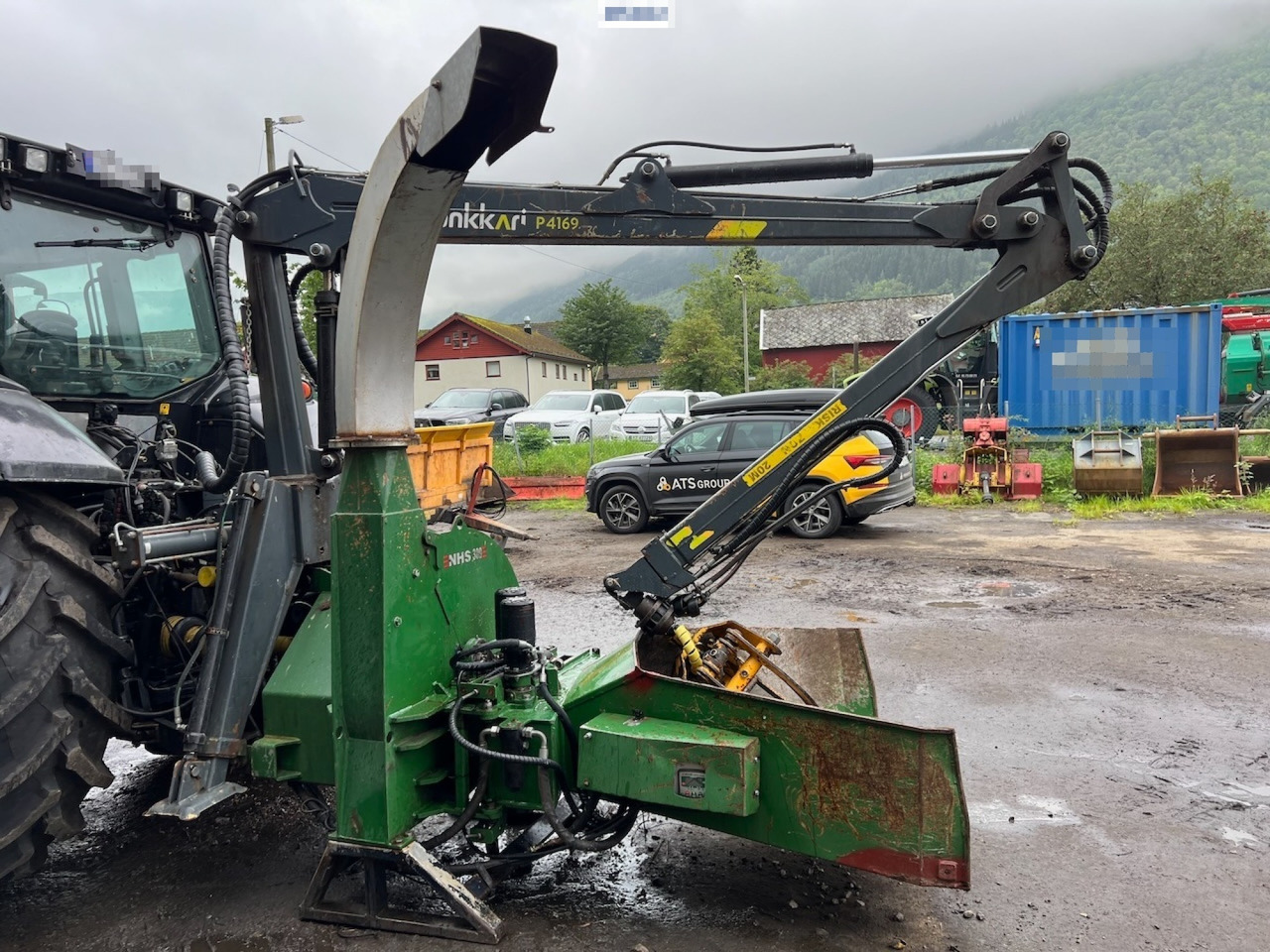 2015 NHS 300E chipper and 2015 Junkkari P4169 Crane - Maquinaria forestal: foto 4 2015 NHS 300E chipper and 2015 Junkkari P4169 Crane - Maquinaria forestal: foto 4